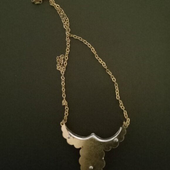 VINTAGE- Beautiful Bull necklace - Picture 3 of 7
